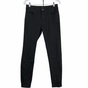 Tahari Womens Juniors Kelly Jeans Size 4/27 Black Classic Skinny Pockets EUC